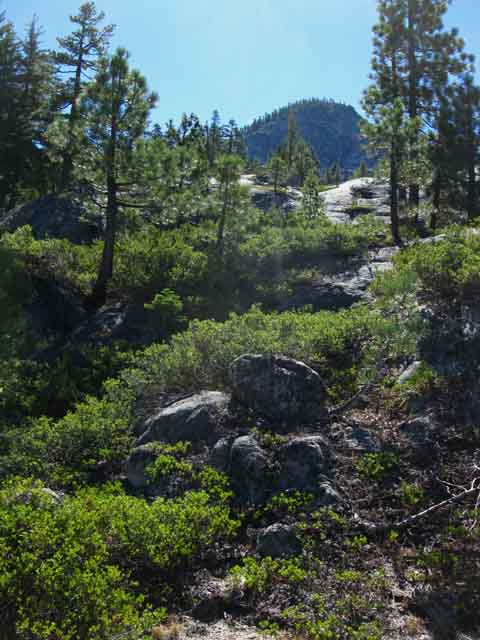 Peak divides Lake and Underwood Valleys.